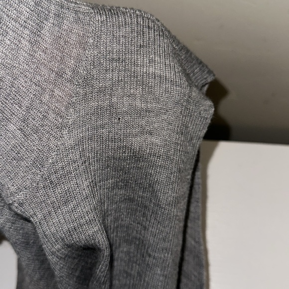 BCBGMaxAzria Gray Knit Turtleneck Dress Size Small - Picture 4 of 4